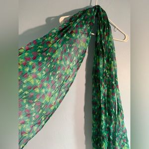 Accent Green Scarf
